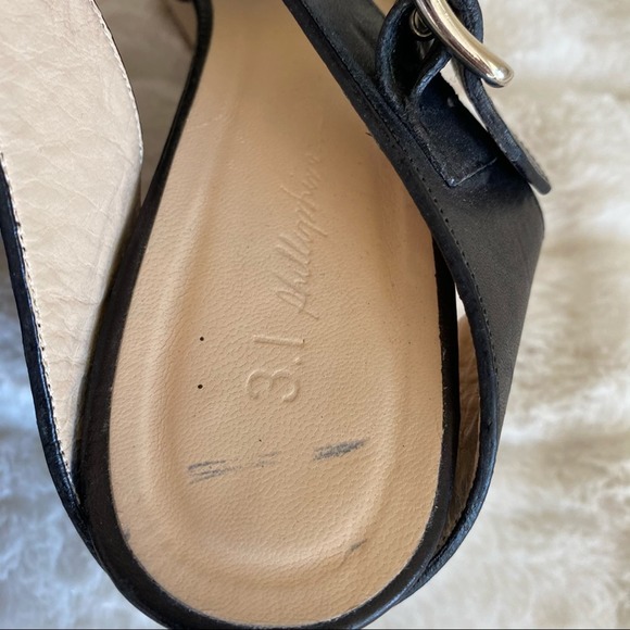 3.1 Phillip Lim Constantine Chunky Leather Platform Sandals - Picture 10 of 10